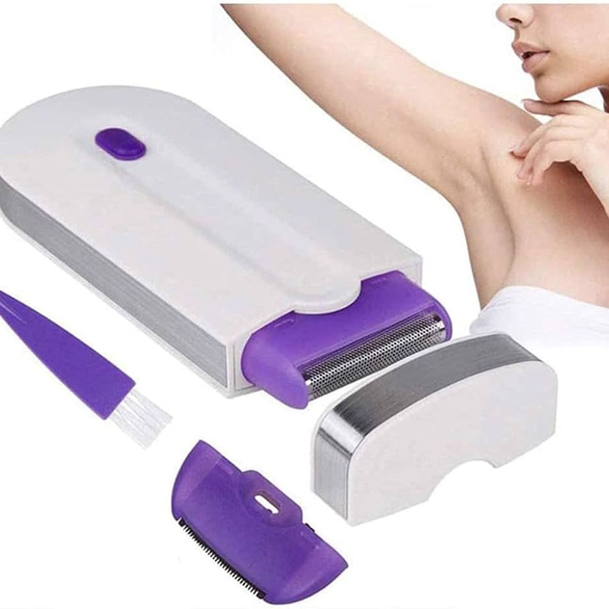UNIVERSAL - Depiladora Recargable Usb Sensor Luz Láser Removedor Vello