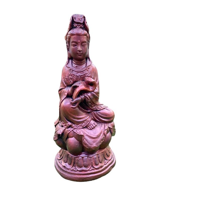 SAT NAM INSPIRES - Figura Madre Guan Yin Cobre 55 cm