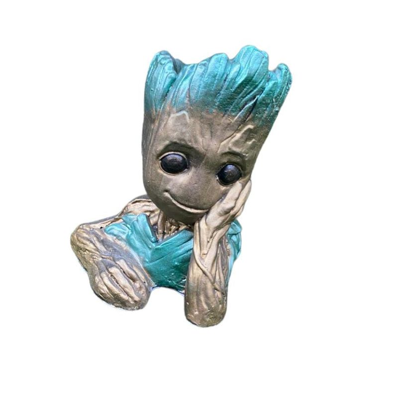 SAT NAM INSPIRES - Figura porta cuarzo Groot Guardianes de la Galaxia Green Line