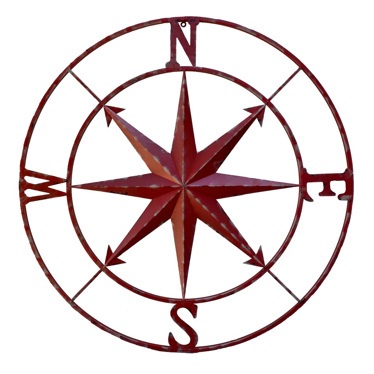 MONTREAL - Decoración Náutica Rosa de los Vientos Metal Decoración Marina 100 cm.