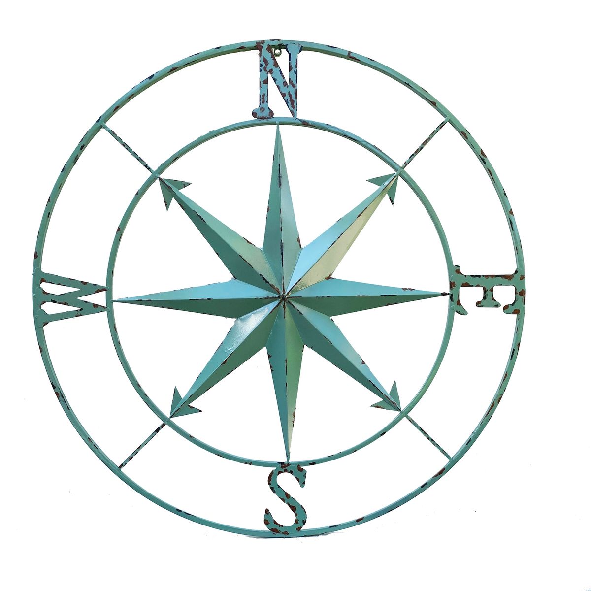 MONTREAL - Decoración Náutica Rosa de los Vientos de Metal Decoración Marina