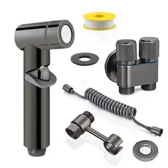 EVERSO - Ducha Bidet Arabe Wc Inodoro Acero Inoxidable Baño Durable Gris