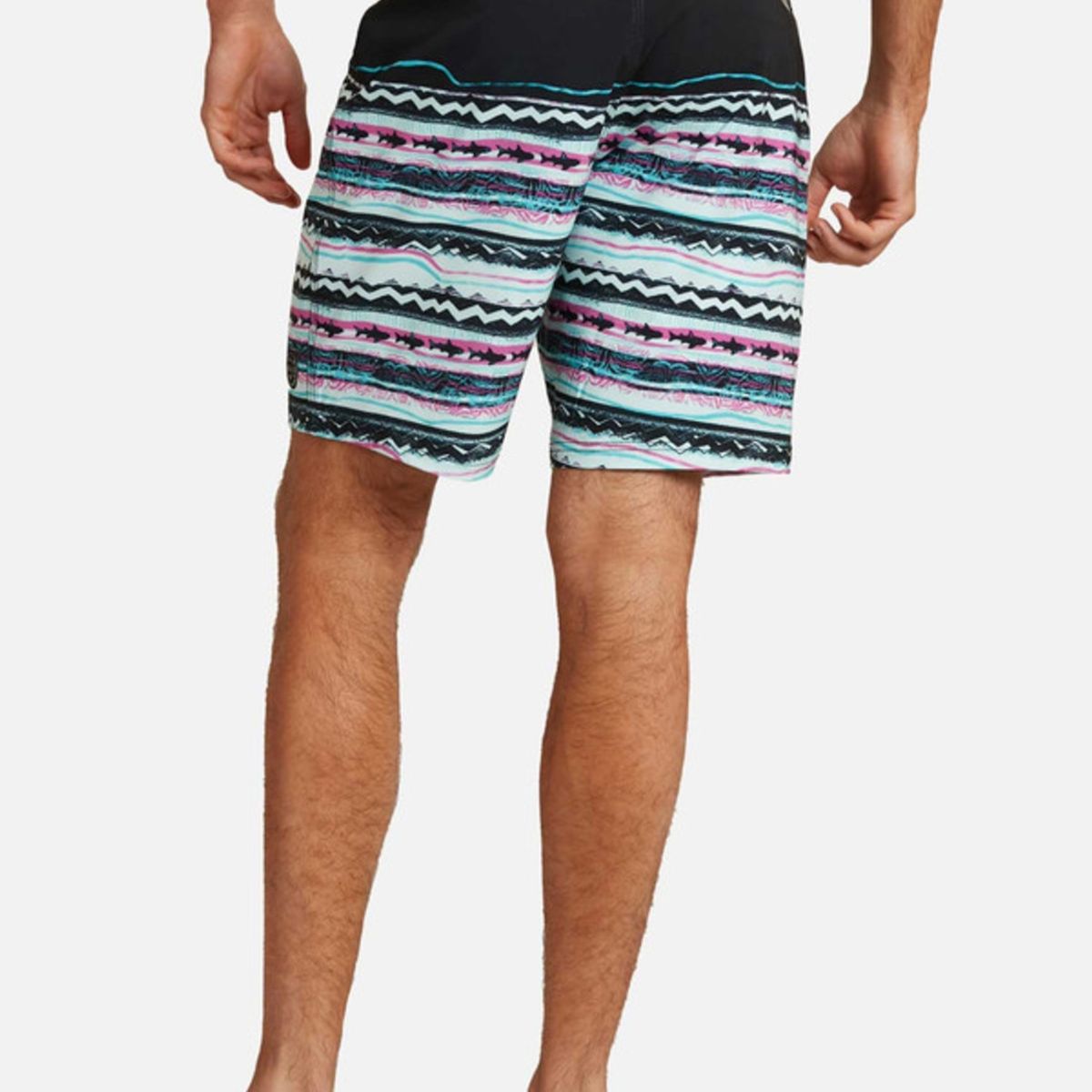 MAUI AND SONS - Traje De Baño Hawaiian Shark Vortex Multicolor Hombre MAUI AND SONS