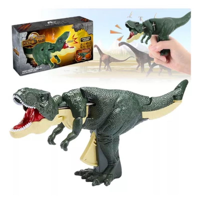 UNIVERSAL - TIRANOSAURIO T-REX CON LUZ Y SONIDO 28 CM