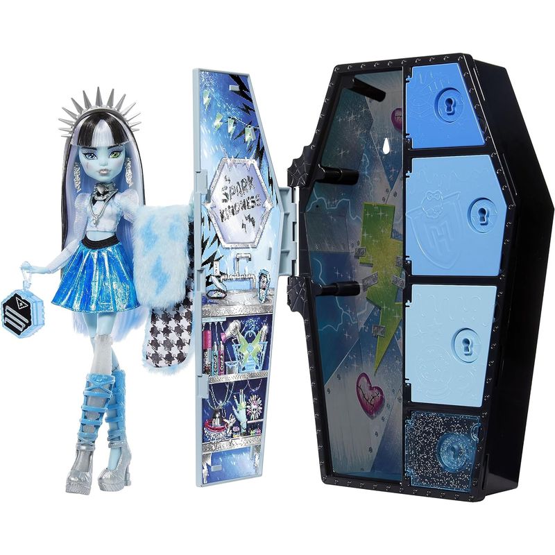 MONSTER HIGH - Monster High FRANKIE STAIN Casillero Con 19 Sorpresas
