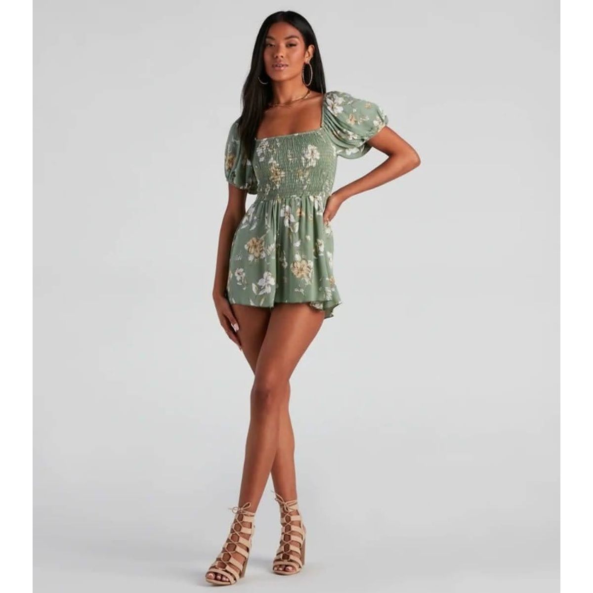 LUNA - Enterito Engomado Mini Floreado