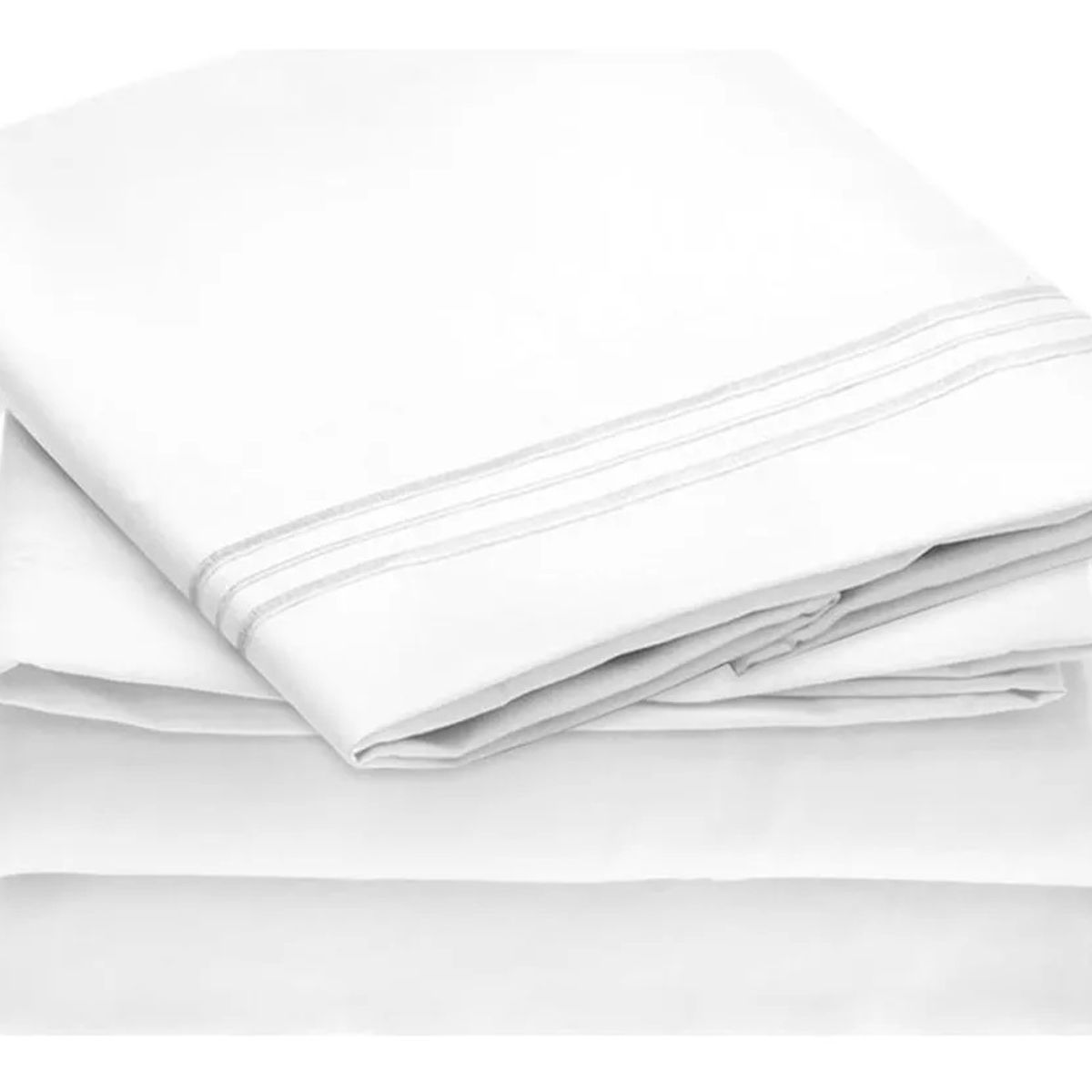 CASATUA - Sabana 1800 Hotel Ultra Suave + Funda Bordada Varias Medidas