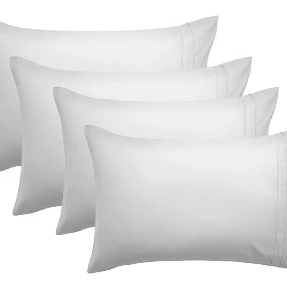 3ANGELI - Set 4 Funda Almohada 50x70 Blanca 3angeli Pack