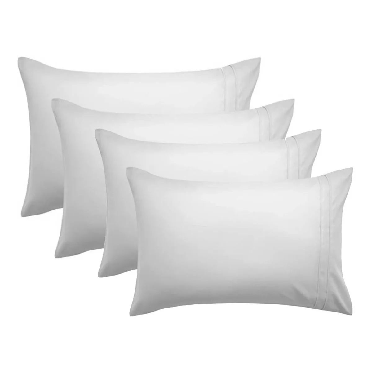 3ANGELI - Set 4 Funda Almohada 50x70 Blanca 3angeli Pack