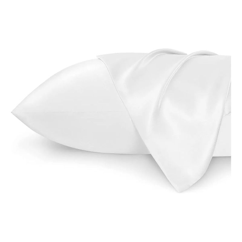 GENERICO - Set 2 Funda Almohada Satín Saten Tipo Seda 51x76cm