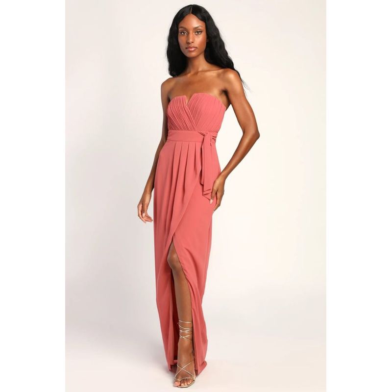 LUNA - Vestido Escotado Mujer Elegante Fiesta Coctel Gala 2301