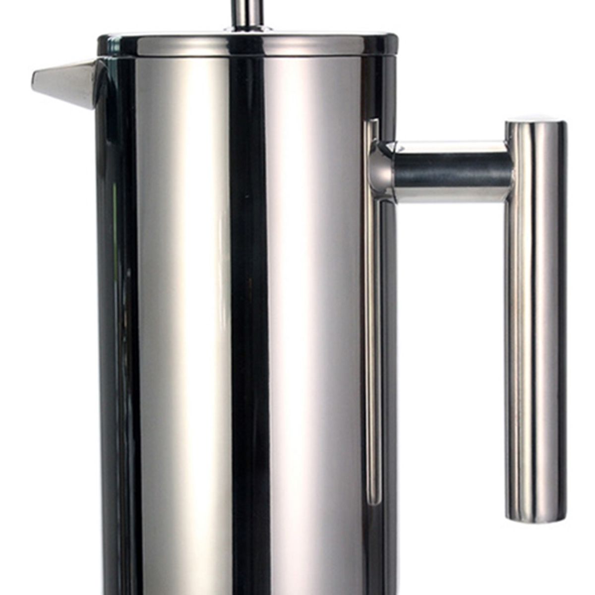 GENERICO - Cafetera Prensa Francesa Acero Inoxidable Doble Pared 1 Litro