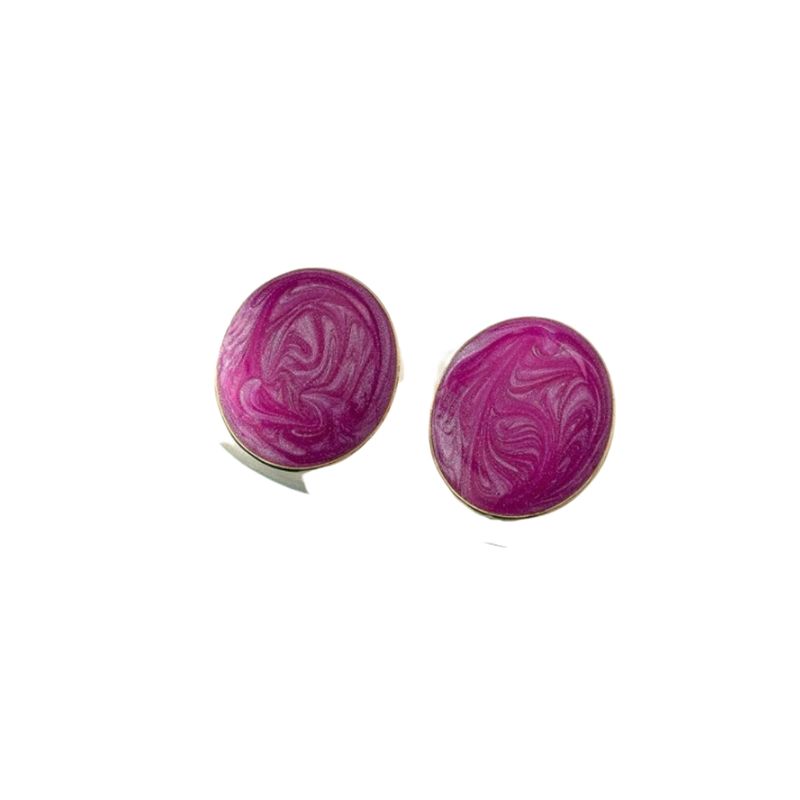 GENERICO - Pendientes vintage estilo calidad esmalte de imitación
