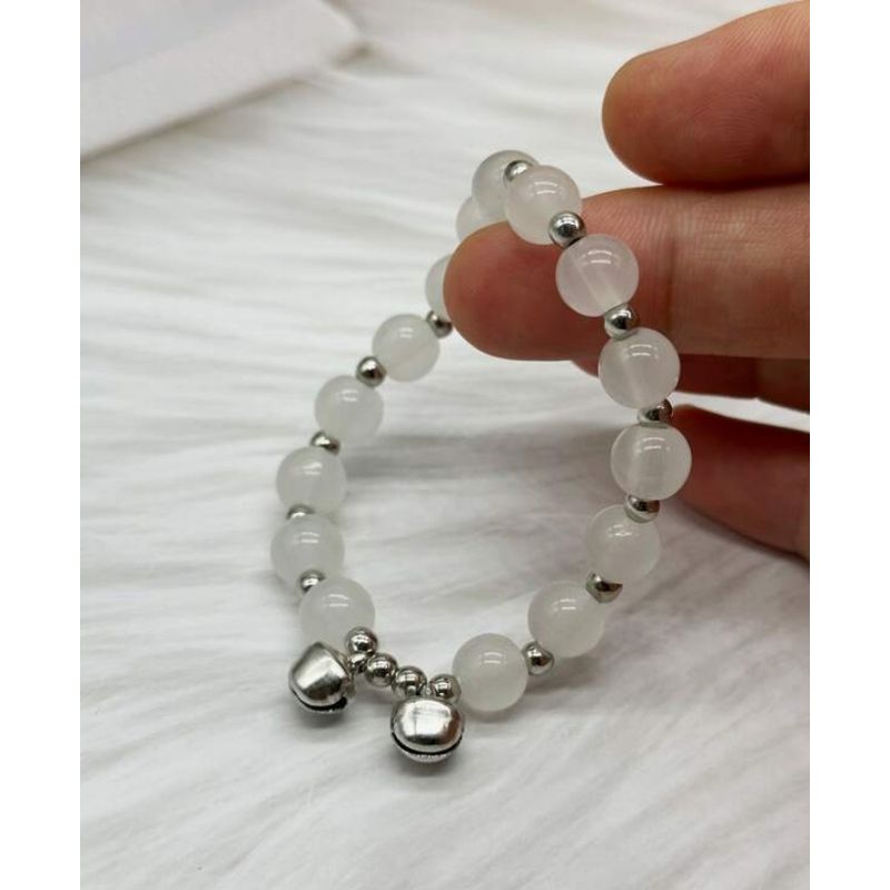 GENERICO - Pulsera con cuenta vintage ojo de gato campana