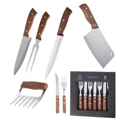 ARTHOME - Set Parrilla 13 Piezas Acero Inoxidable PAR22