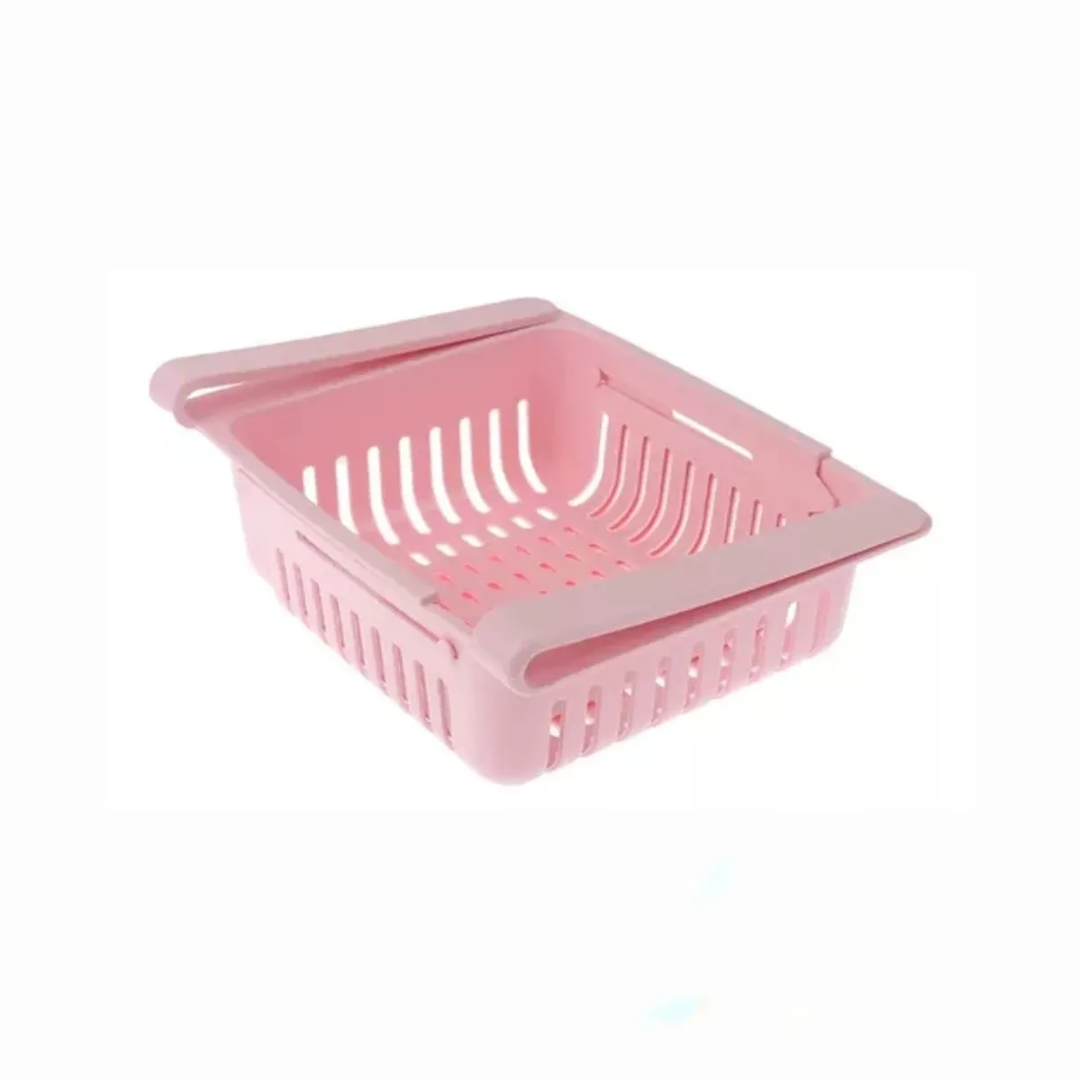 GENERICO - Organizador Retráctil Para Nevera Con Cajón Extraíble Cocina rosa