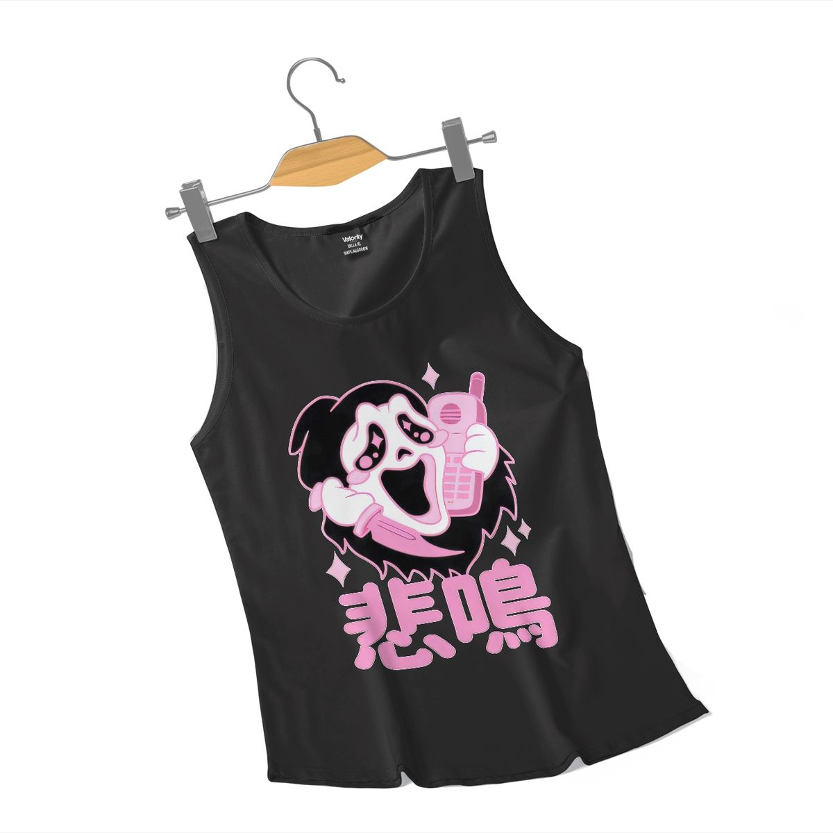 GENERICO - Polera Musculosa Scream Kawai