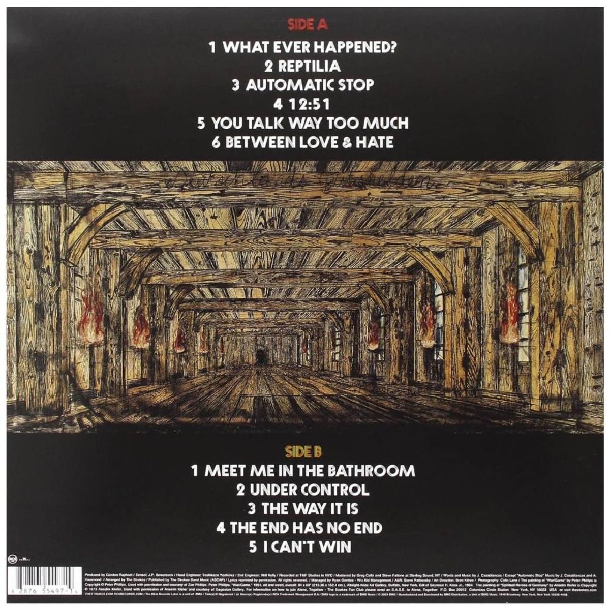 HITWAY MUSIC - STROKES - ROOM ON FIRE - VINILO HITWAY MUSIC