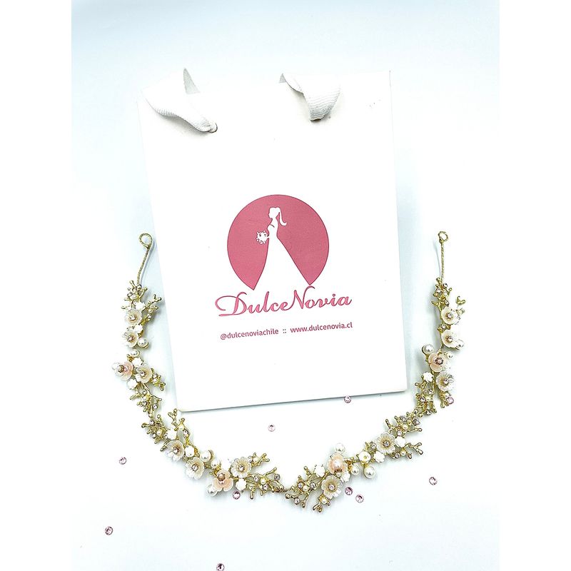 DULCENOVIA - Tocado de novia Corona para el cabello Jacinto