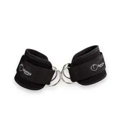 MARCA - Tobilleras para Poleas Negro - Ankle Straps Booty Power