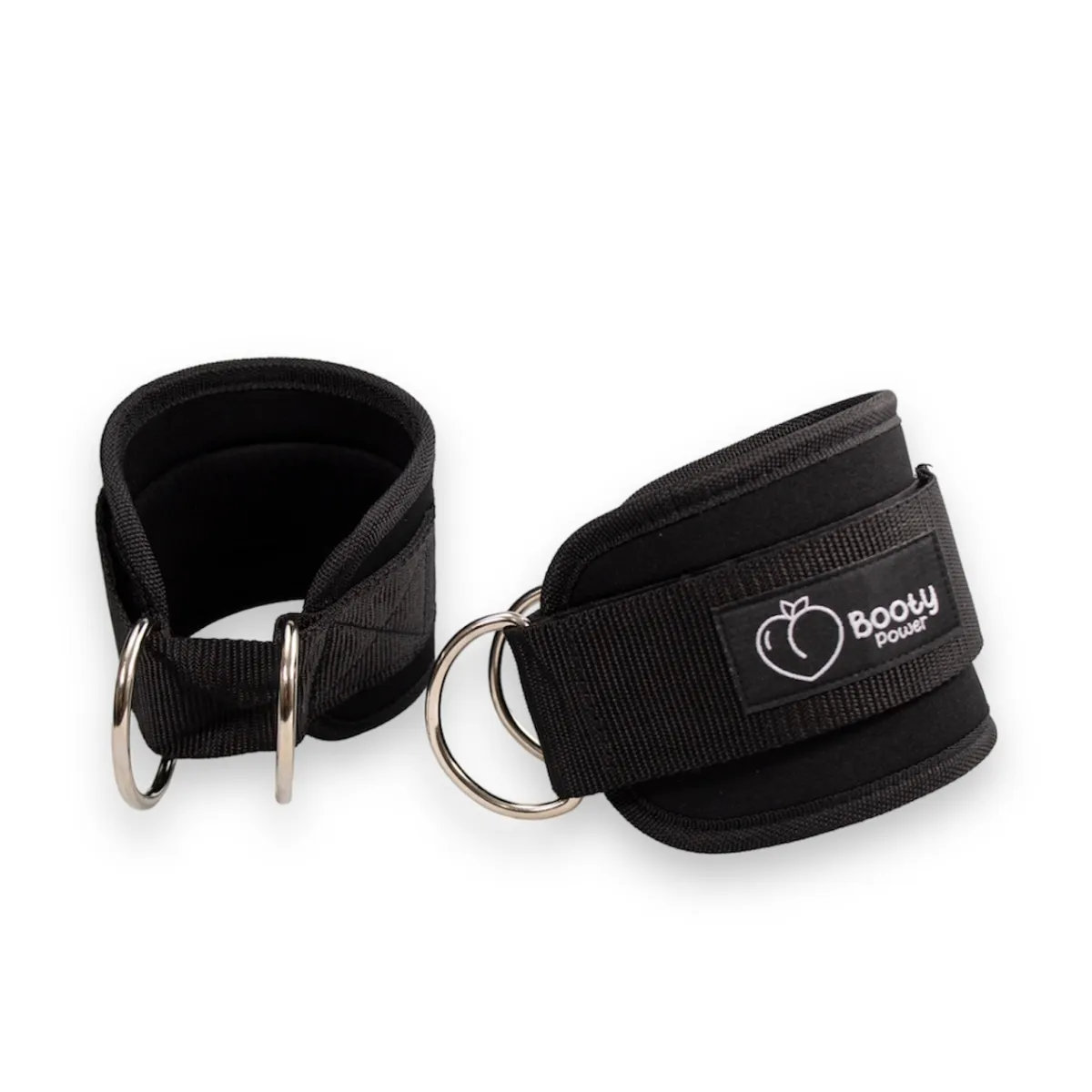 MARCA - Tobilleras para Poleas Negro - Ankle Straps Booty Power