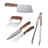 Set Parrilla 05 Piezas Acero Inoxidable PAR35