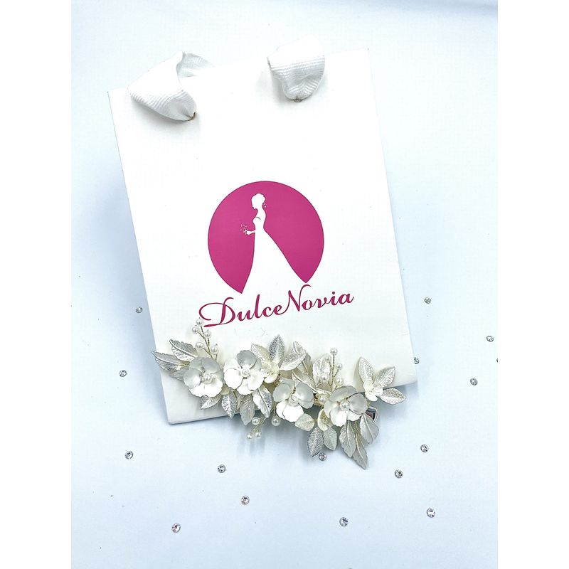 DULCENOVIA - Tocado de novia Peine para el cabello Lavanda