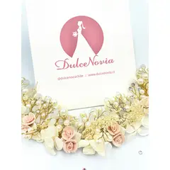 DULCENOVIA - Tocado de novia Corona para el cabello Margarita