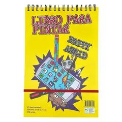 GENERICO - Libro para pintar de Fatty Azzid
