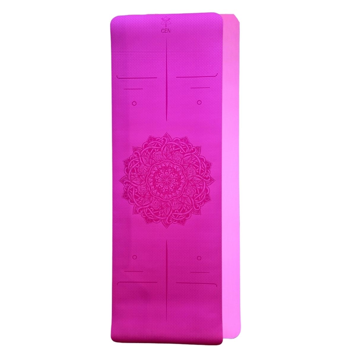CEN - Mat De Yoga Eco Friendly Tpe Doble Color  Bodyline Mandala