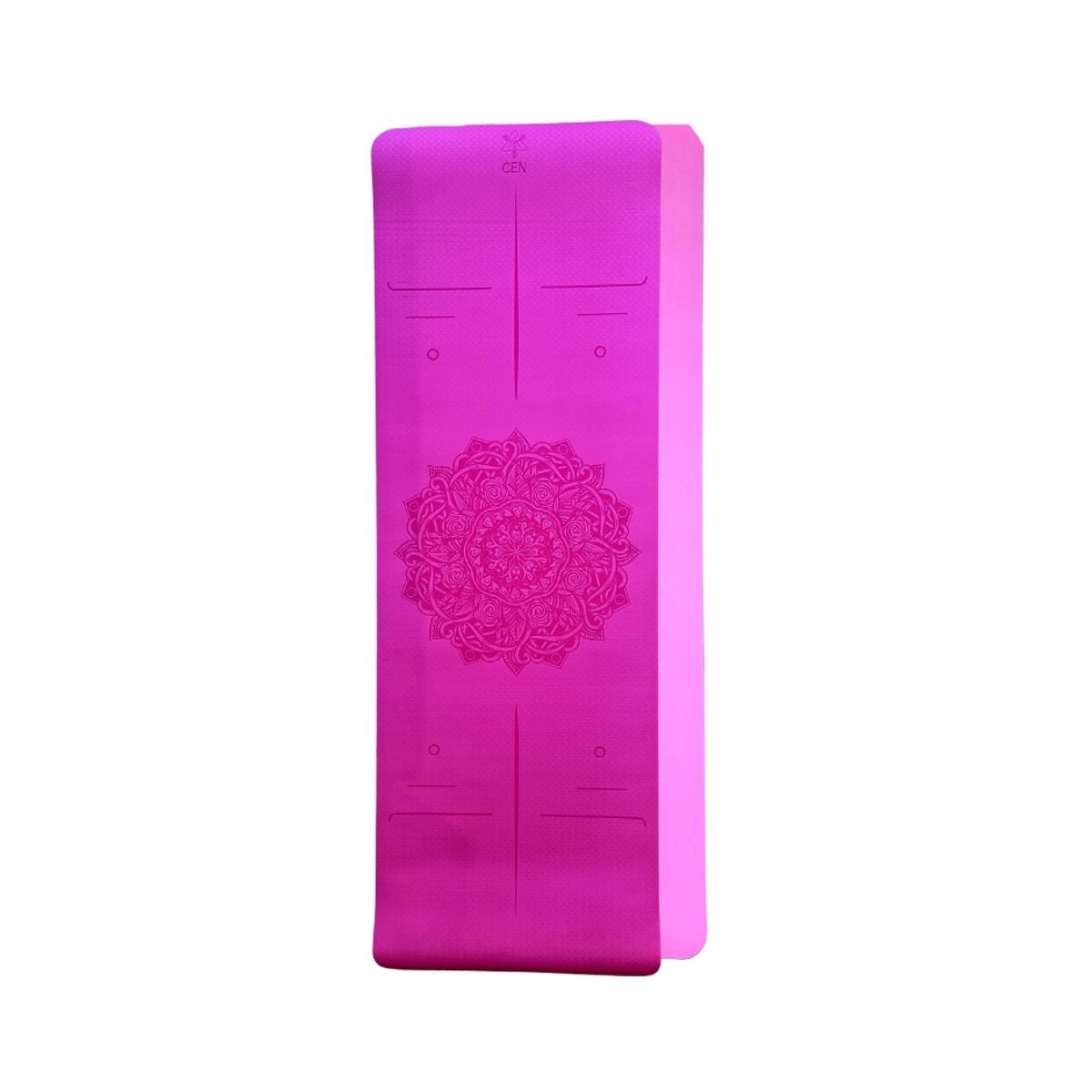 CEN - Mat De Yoga Eco Friendly Tpe Doble Color  Bodyline Mandala
