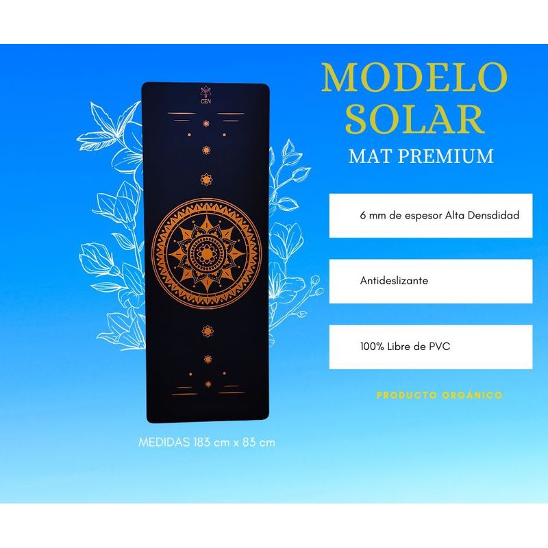 CEN - Mat De Yoga Ecológico Premium Caucho Natural