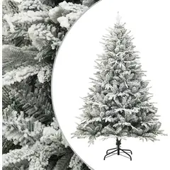 GENERICO - Arbol de navidad verde nevado frondoso 180cm
