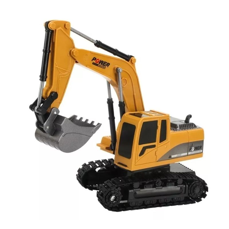 GENERICO - Retroexcavadora Rc Control Remoto 1:24 Juguete 6 Canales