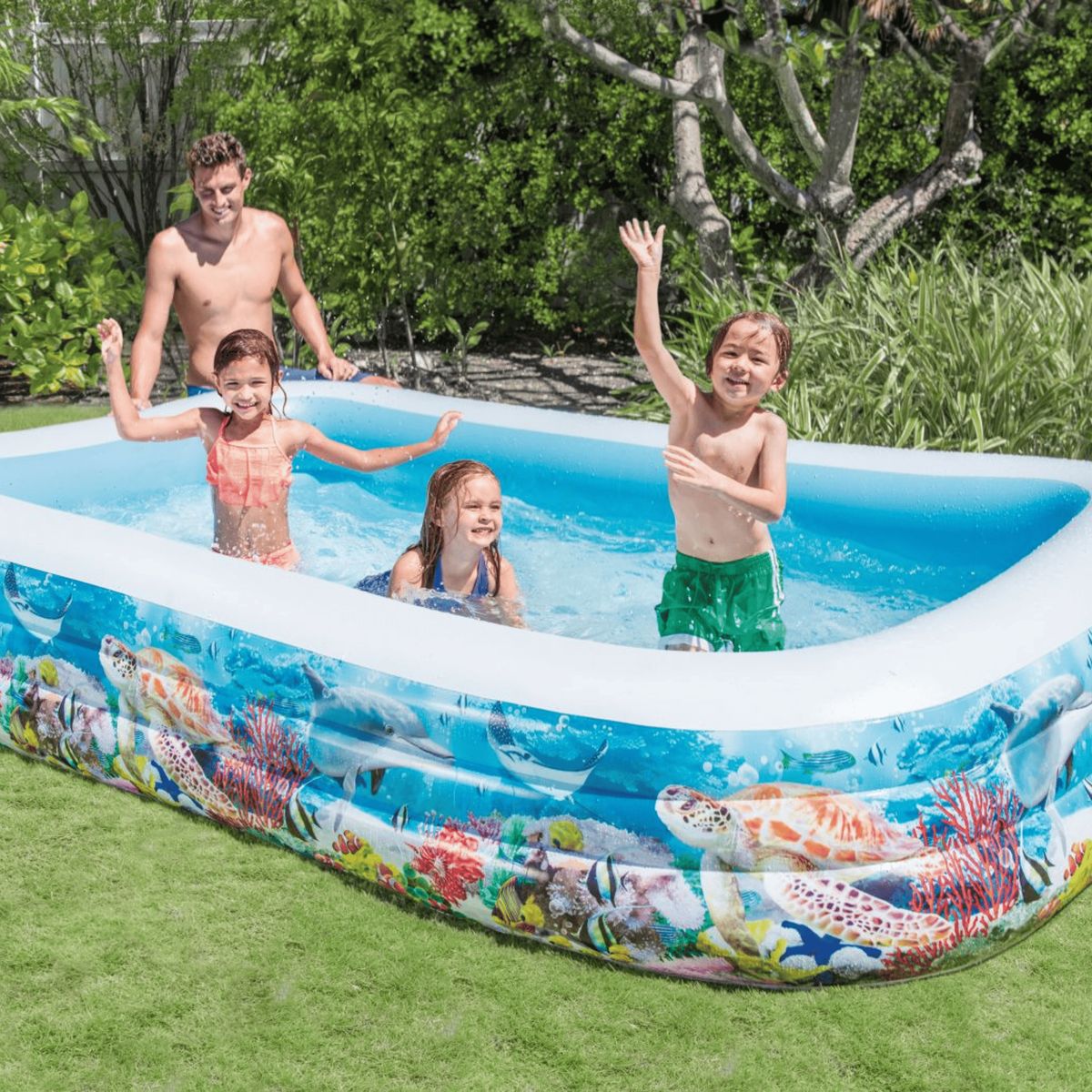 INTEX - Piscina Inflable para niños y Juego acuático