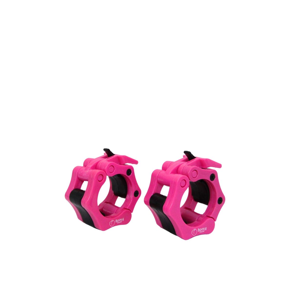 MARCA - Collarines de Seguridad para Barra de Pesa Olímpica Rosa