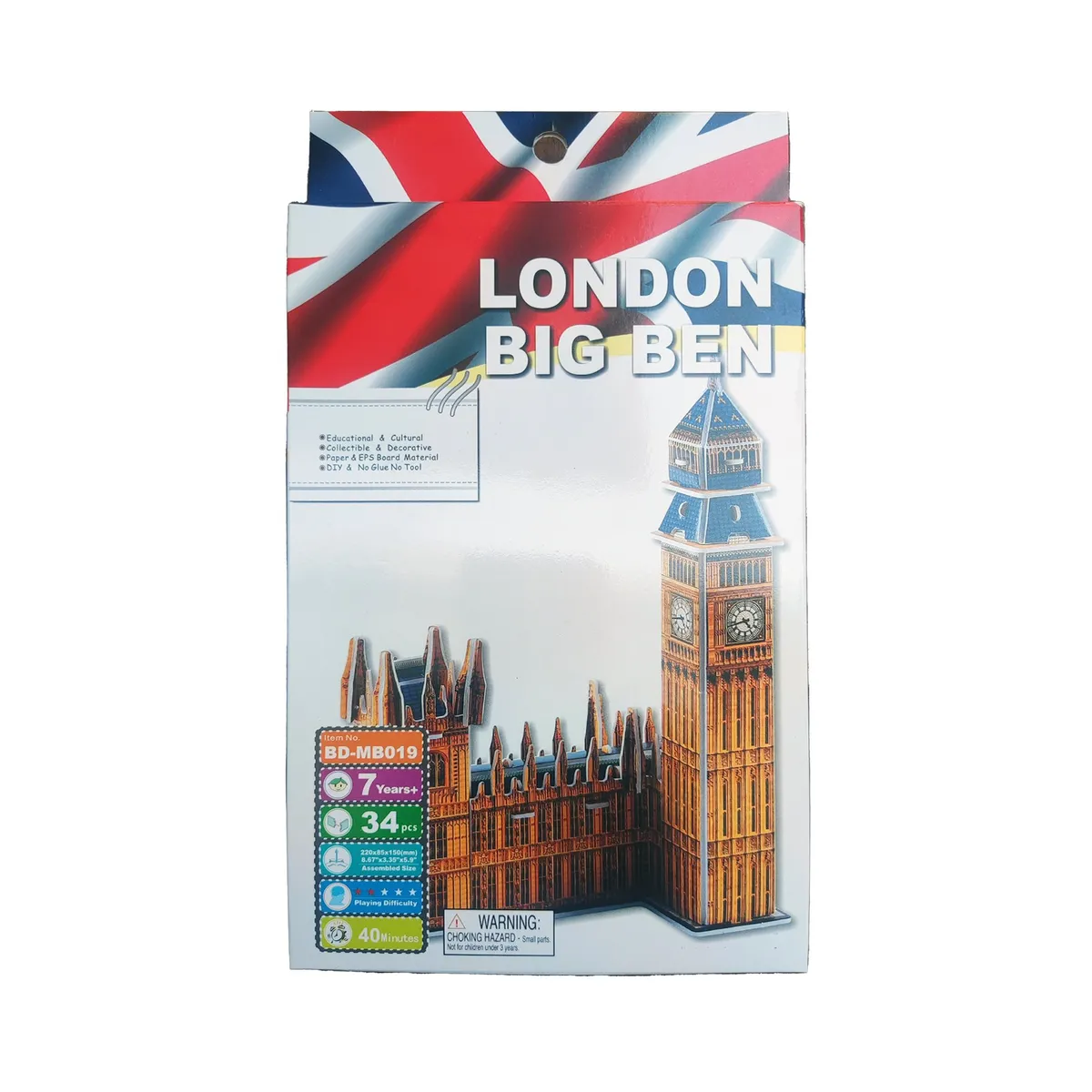 GENERICO - Juego De Rompecabezas Puzzle 3d Big Ben Torre De Isabel