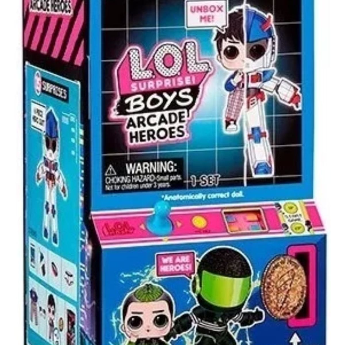 LOL SURPRISE - Muñecos LOL Surprise Arcade Boys 15 Sorpresas