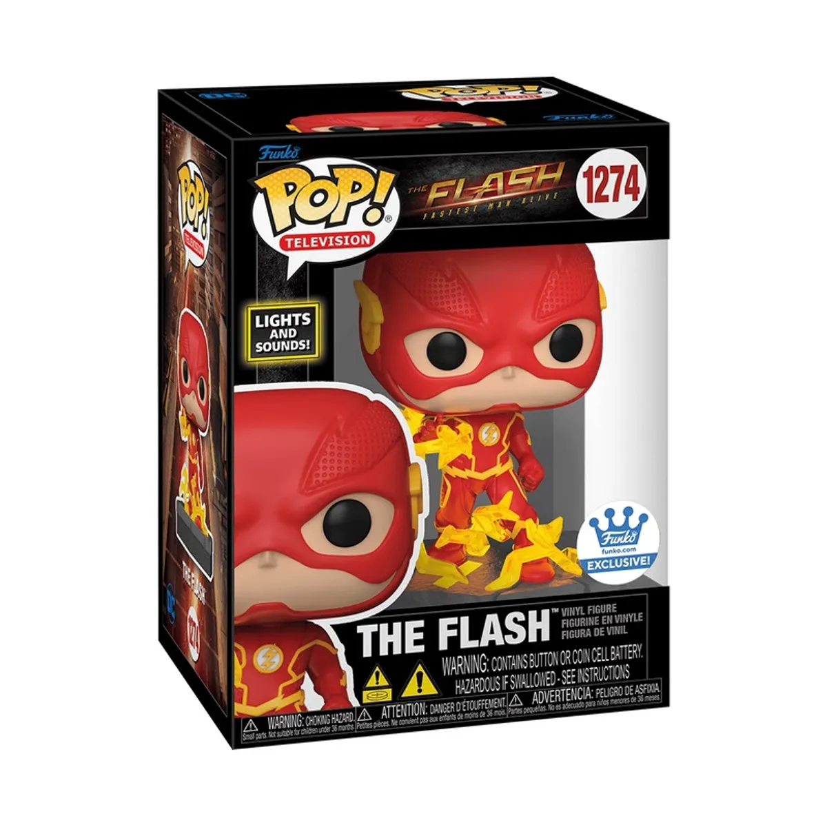 FUNKO - Funko Pop DC Flash Con Luz y Sonido 1274