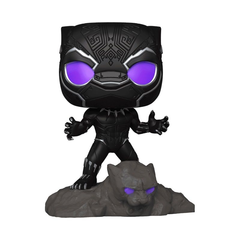FUNKO - Funko Pop Marvel Pantera Negra Con Luz y Sonido 1217 (Black Panther)