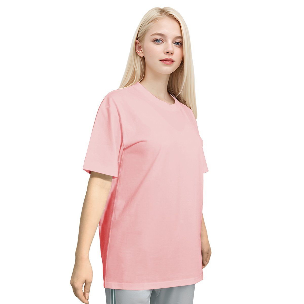 KOKILA - Camiseta De algodón De Manga Corta De Moda Simple Para Mujer
