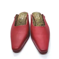 FRANCESKA FERRARO - Zapato Mujer Zueco Giulia Red cuero argentino
