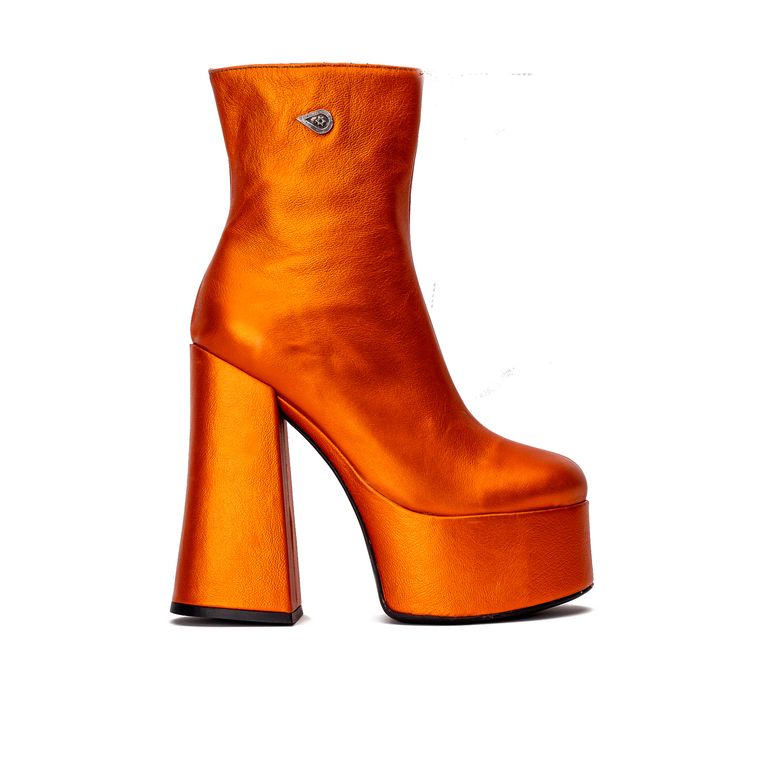 Taco Cuero Mesalina Naranja Naranjo 35