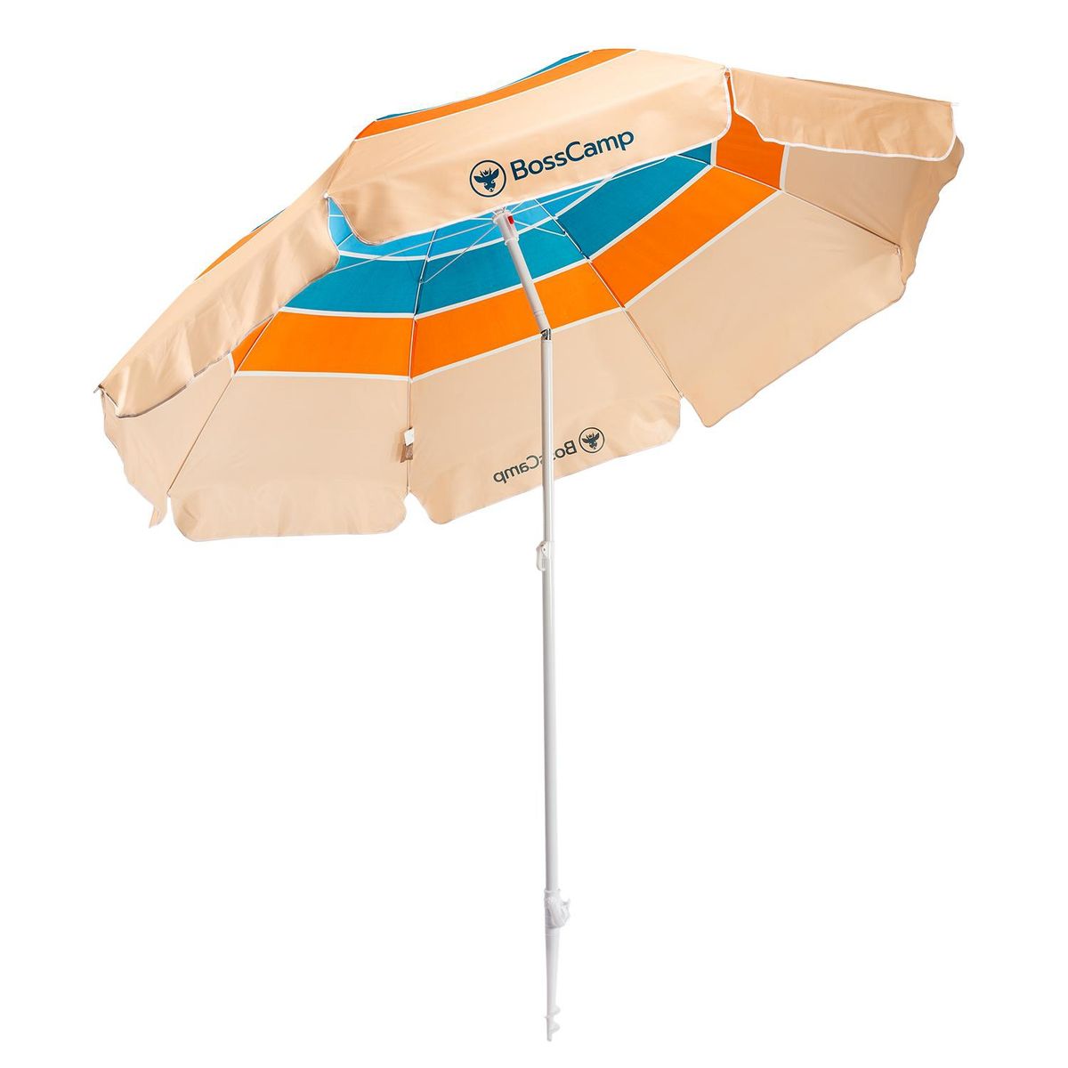 BOSSCAMP - Quitasol Sombrilla Playa Grande 2,5 m UV+50 Quintay Sol Bosscamp