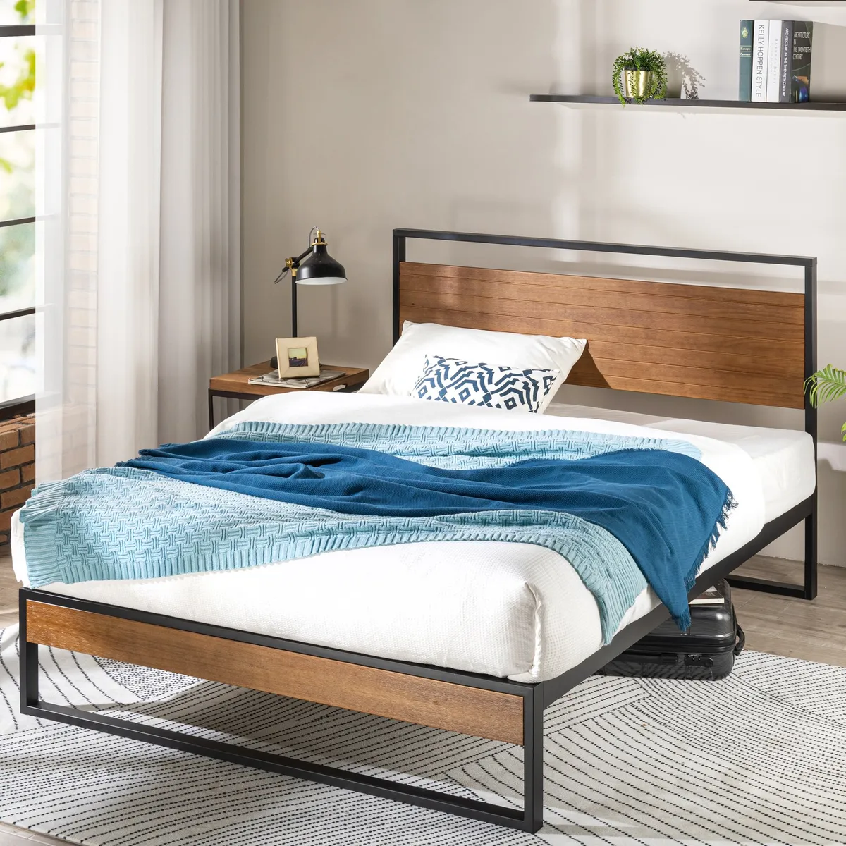 ZINUS - Cama Suzanne Zinus King Resortes Pocket
