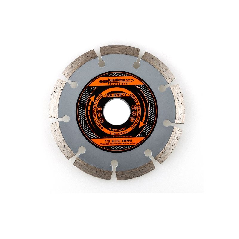 GLADIATOR - DISCO DIAMANTADO GLADIATOR/ALPHA SEGMENTADO 4 1/2"