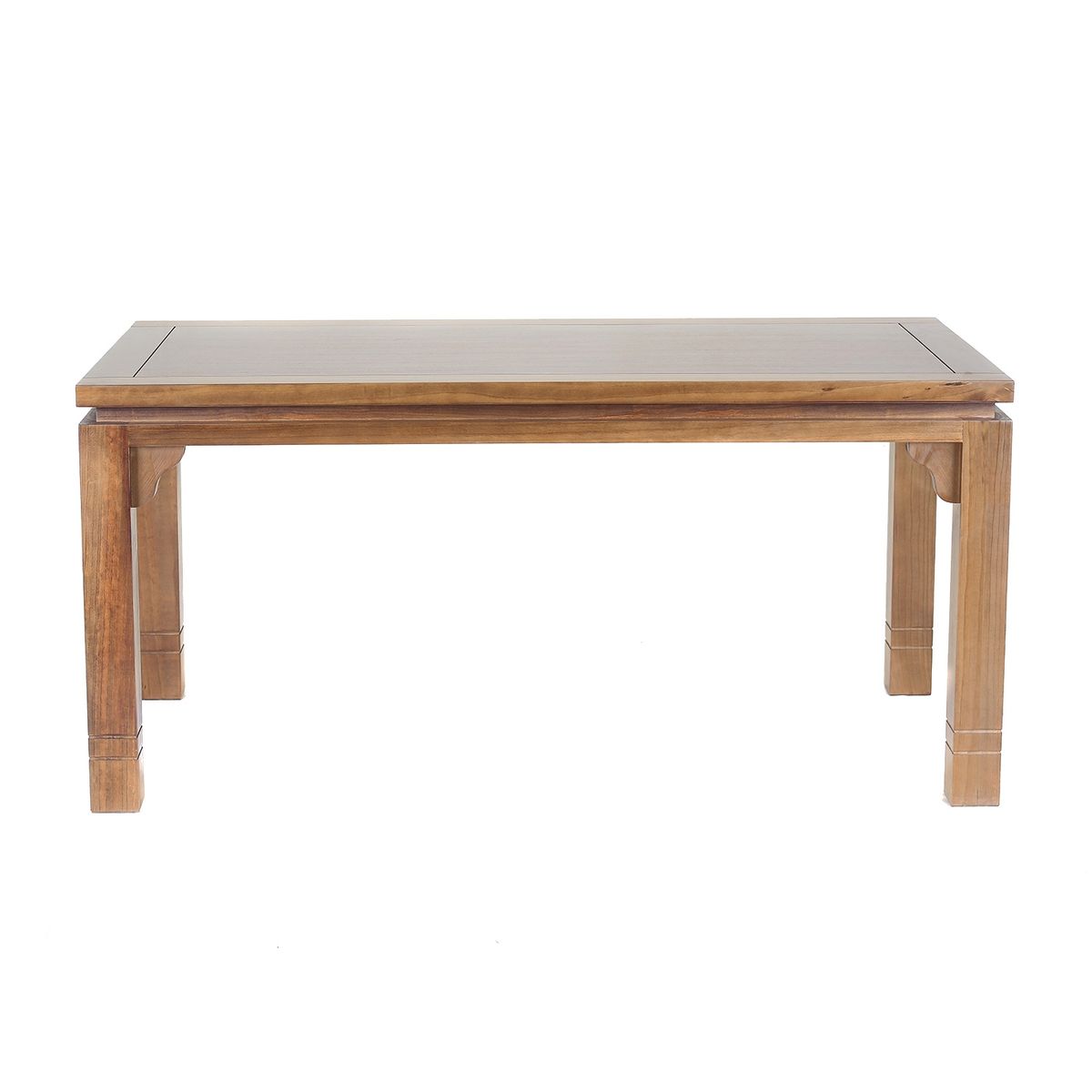 MUEBLES AMERICA - Comedor Nacional Leyda 6 sillas Color Nogal Tapiz Crudo