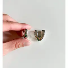 GENERICO - Aros plata - Modelo en V