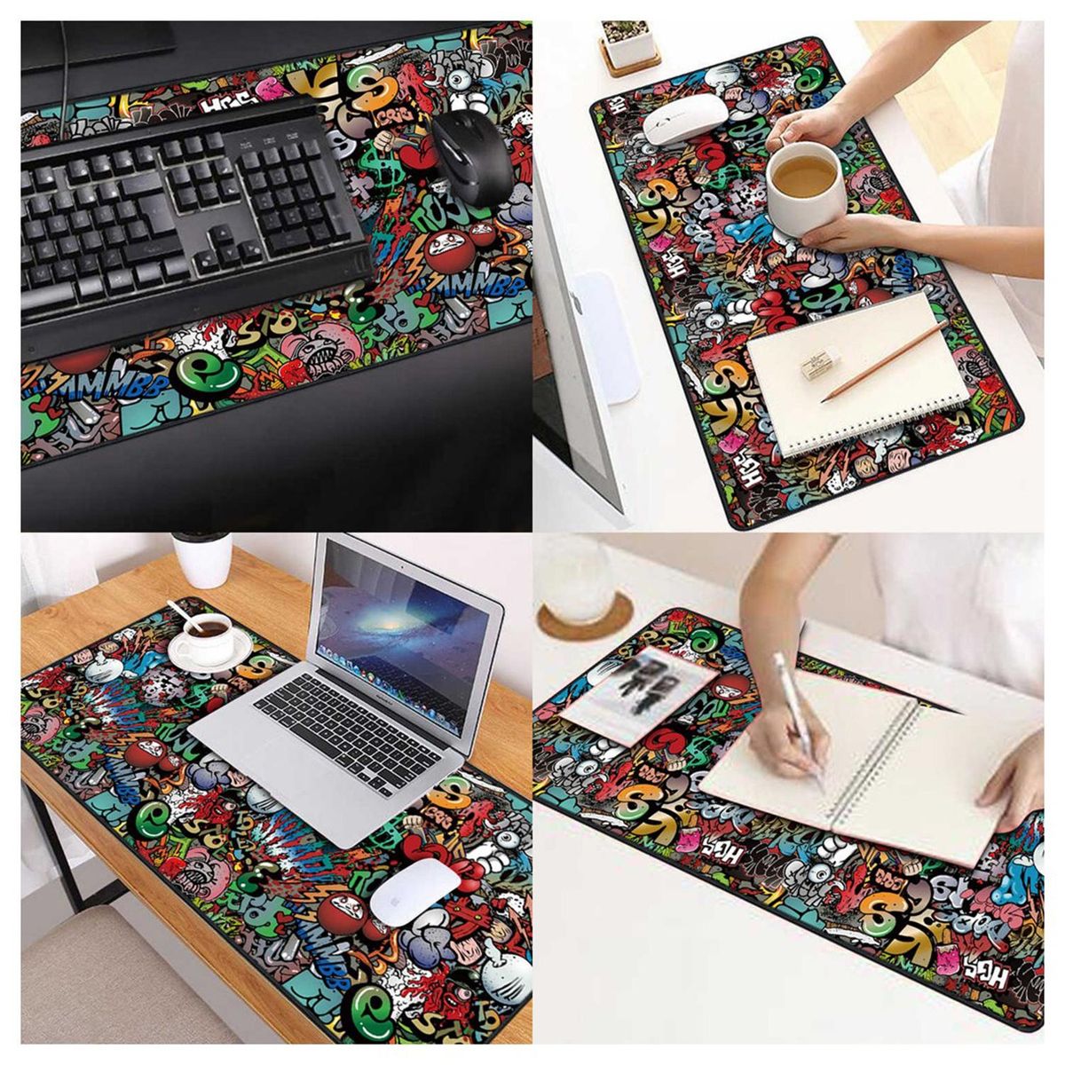 DBLUE - Mouse Pad Gamer Graffiti 80x30cms - SC