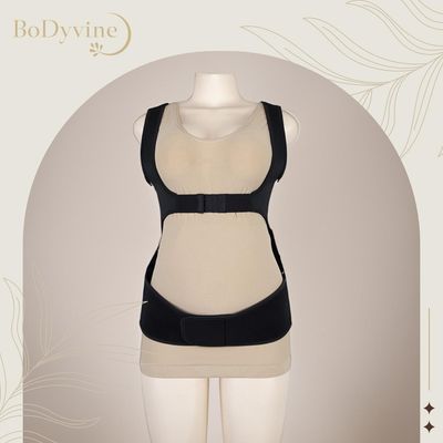 Imagen 2 del producto Faja Maternal Soporte Pre Natal Embarazo Ajustable - Negro